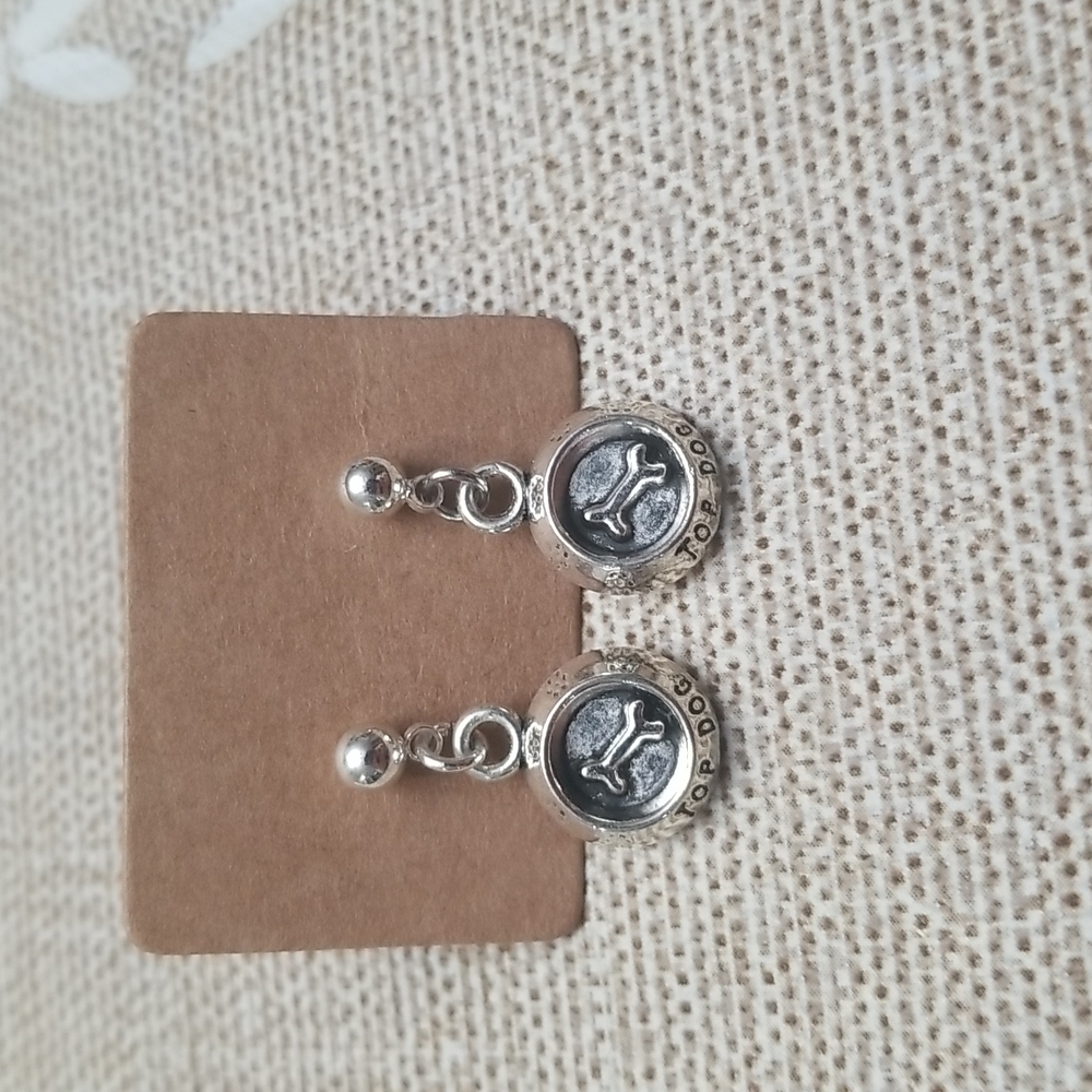 Top Dog Bowl Earrings.